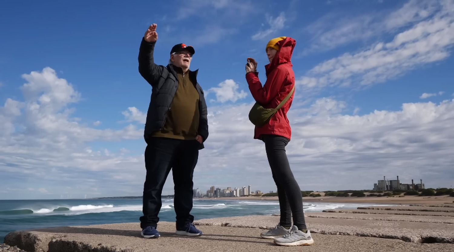 Volvió a Necochea después de 55 años y lo abordaron los recuerdos de una vida de migración y lucha