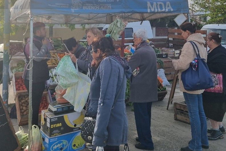 La feria se traslada a diversos puntos cada día.