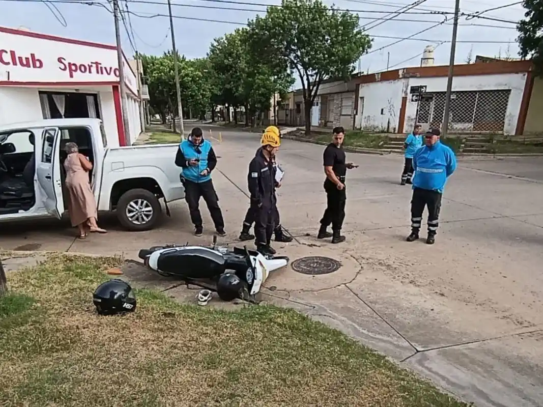 El motociclista, principal damnificado. Foto: BVVT