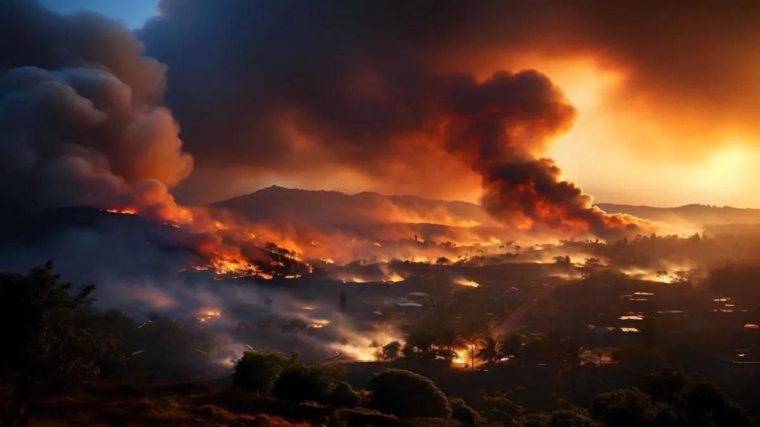 EMERGENCIA EN HAWÁI: Al menos 53 muertos y miles de evacuados por incendios forestales