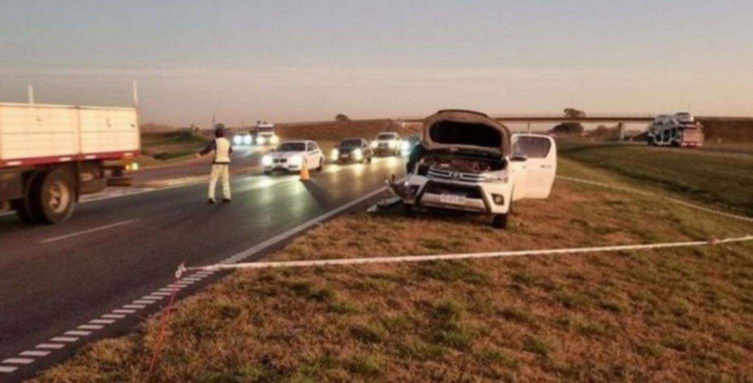 Accidente fatal en autopista Rosario-Buenos Aires, altura de Fighiera: un muerto