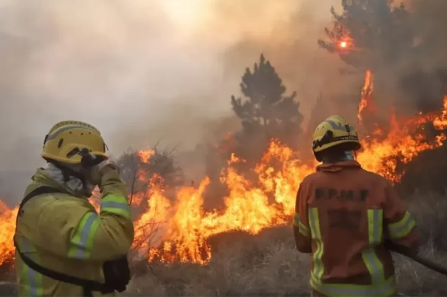 Los incendios no dan tregua.