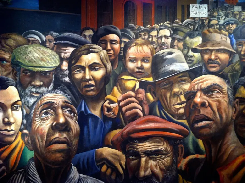 "Manifestación", obra emblemática del artista argentino Antonio Berni
