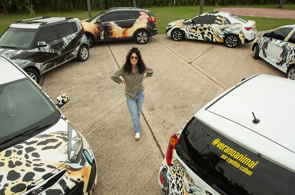 Kia dice presente en el verano 2014 de Punta del Este con arte plasmado en sus vehículos