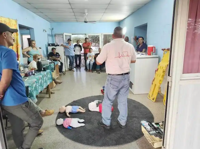 Entrenamiento de RCP 
en accidentes de tránsito