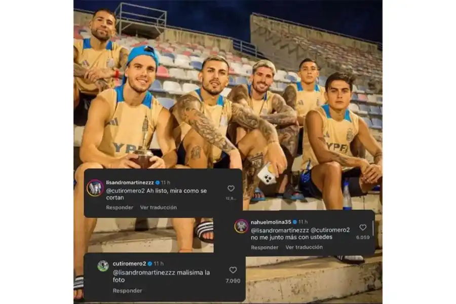 Lisandro Martínez protagonizó un divertido posteo: “Mirá cómo se cortan”