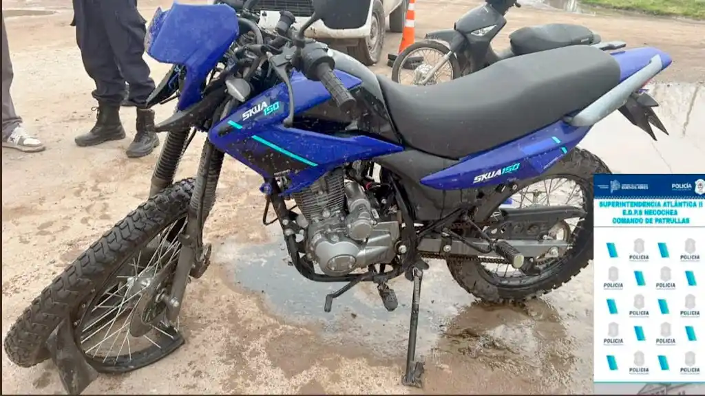 En calles 566 y 531. Se produjo otro de los accidentes entre dos motocicletas.