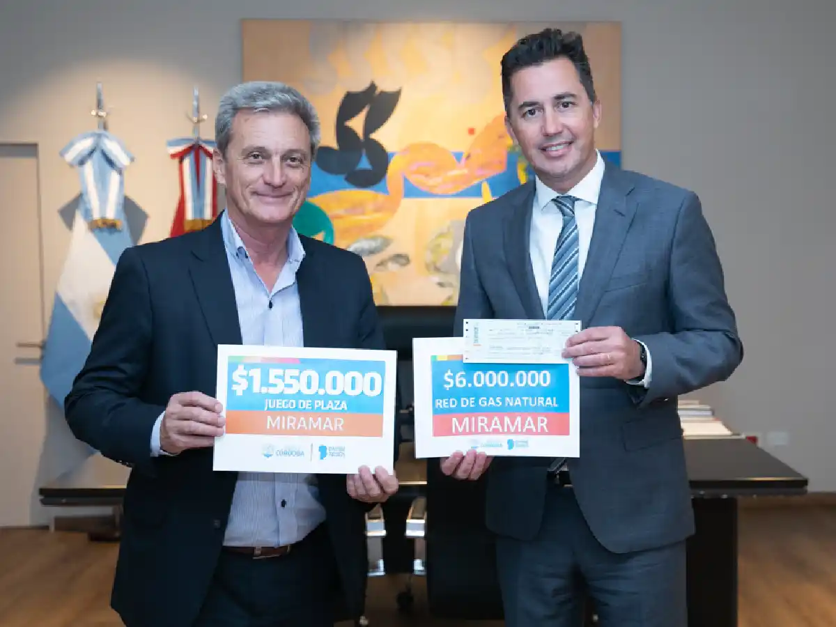 Miramar recibió fondos  para la red domiciliaria de gas 