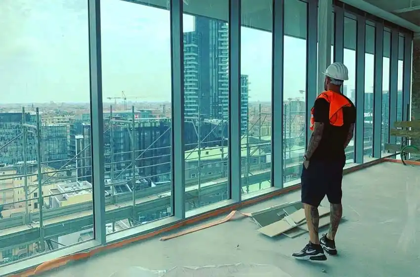 Las imágenes del departamento que se están construyendo Wanda Nara y Mauro Icardi