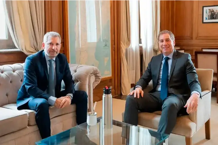 Frigerio se reunió con Santilli por el Presupuesto 2027 y obras clave para Entre Ríos