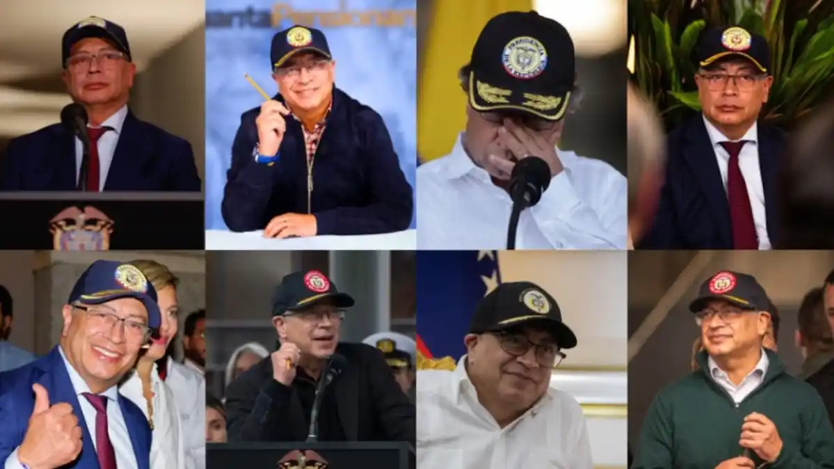 ¡NO SE LA QUITA! ¿Cuál es el misterio de la gorra del presidente Petro?
