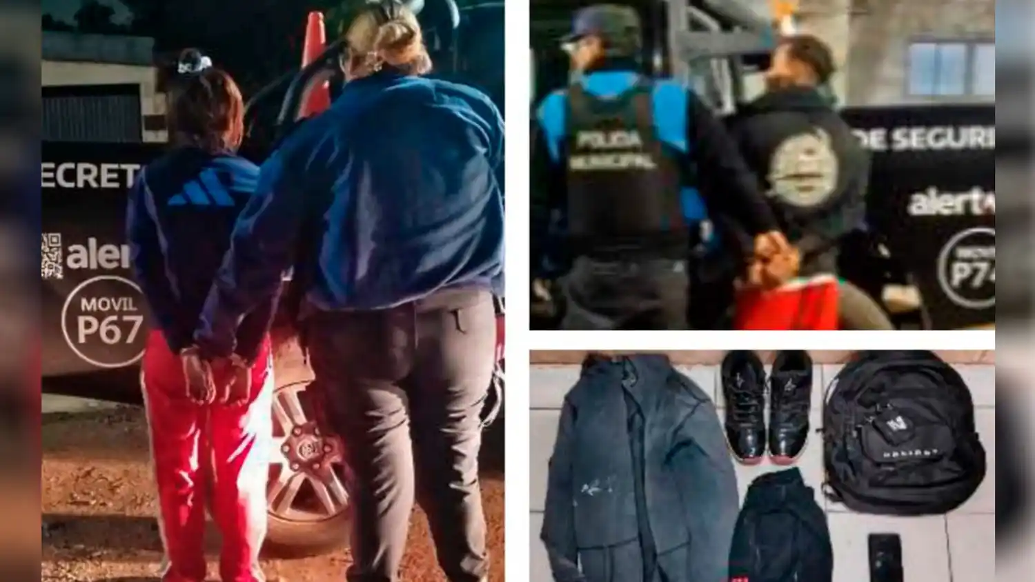Los acusados fueron aprehendidos por la Guardia Urbana de Pilar.