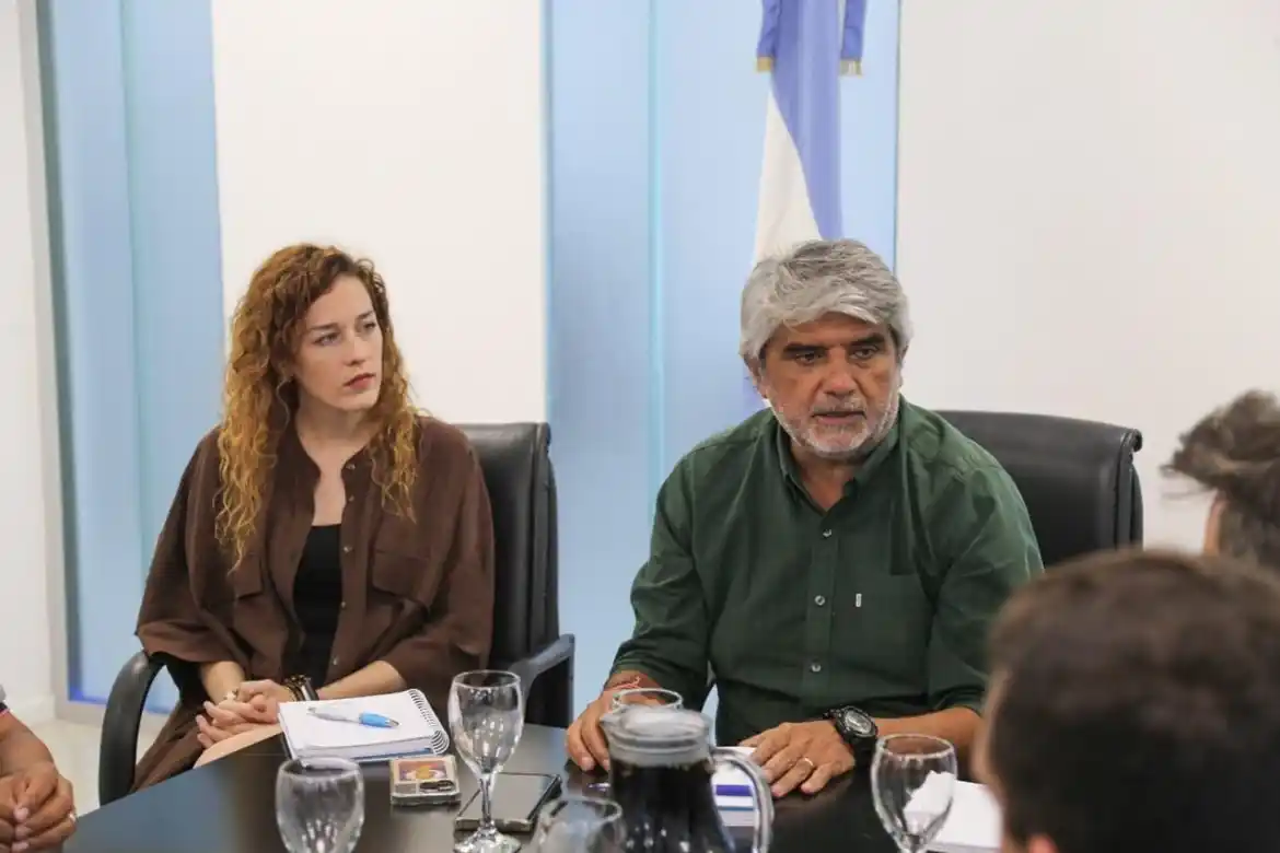 Macarena Kunkel junto a Walter Correa.