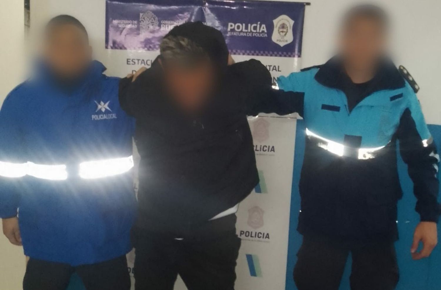 Lo atrapan tras robar un televisor y un caloventor en una casa