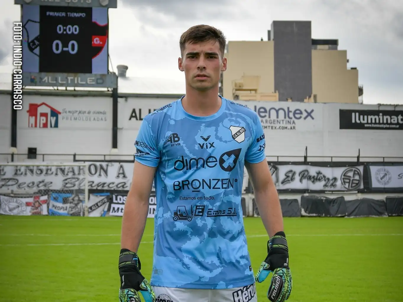 Ramil, arquero tandilense de All Boys. (Foto de prensa All Boys).