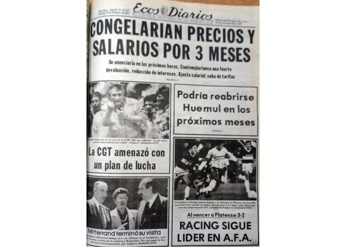Sábado 10 de octubre de 1987