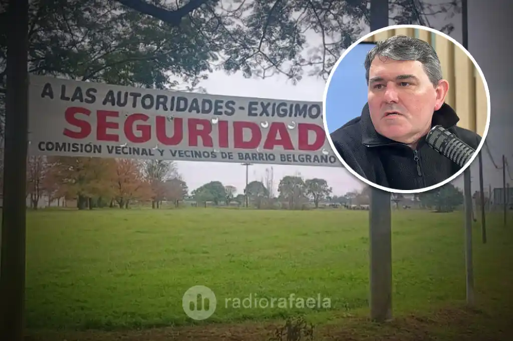 En el festejo del Belgrano, colgaron carteles reclamando seguridad: “No estoy de acuerdo con cómo los retiraron”