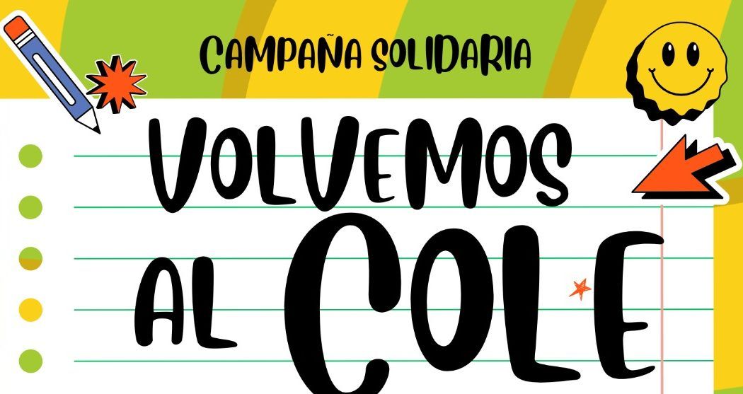Campaña solidaria a beneficio de escuelas de bajos recursos
