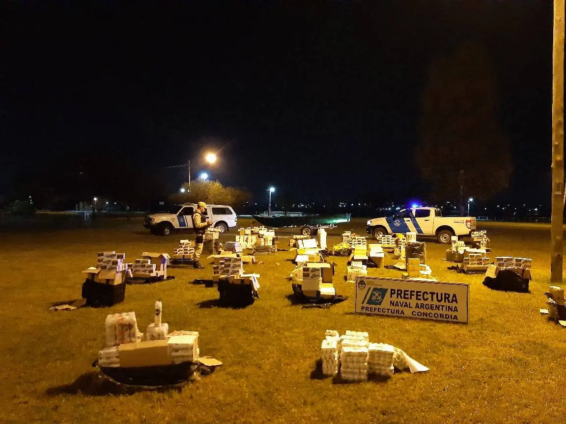 Entre Ríos: Prefectura incautó más de 4.500.000 pesos en mercadería ilegal