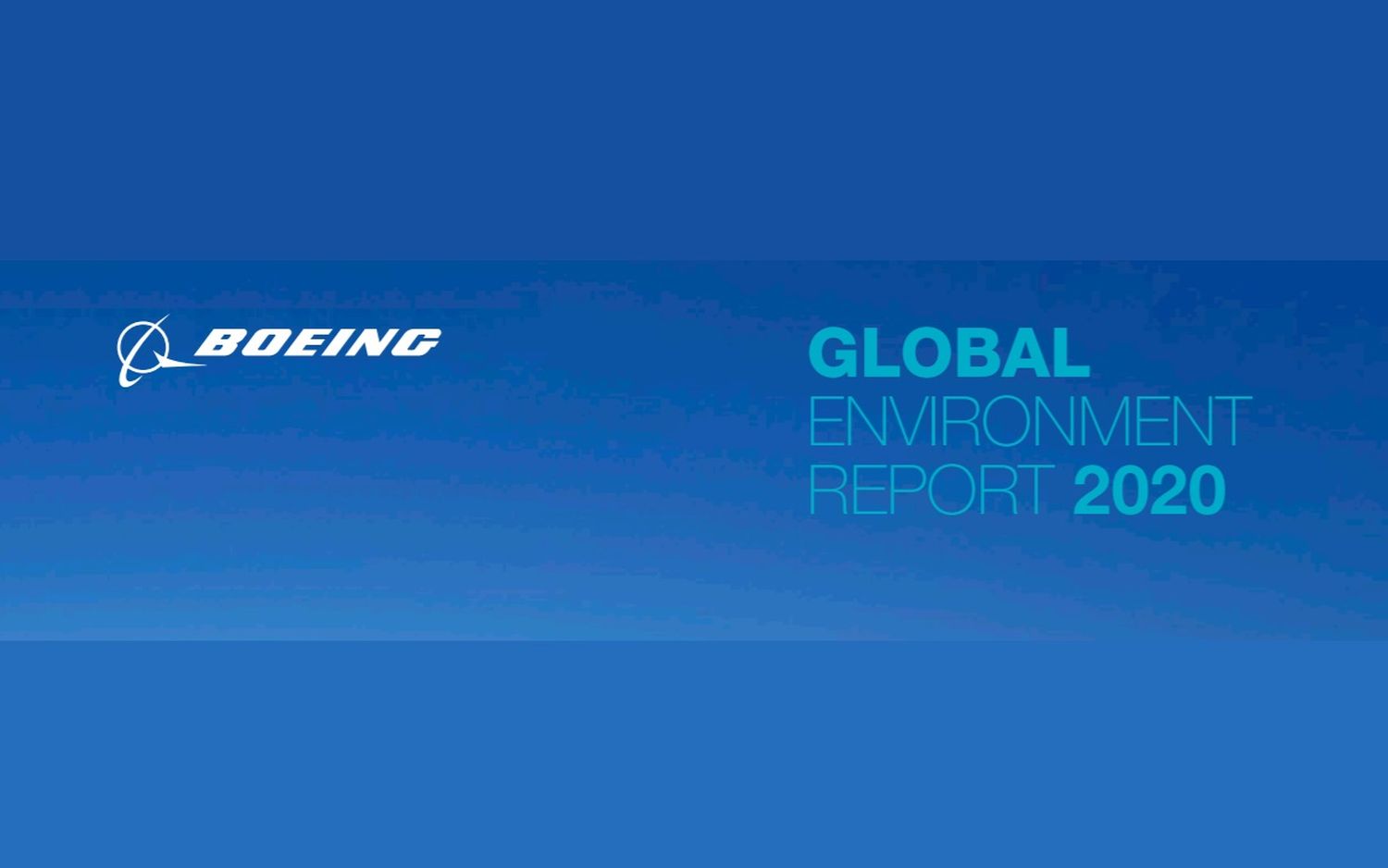 Apuntando al futuro: Boeing emitió su informe medioambiental del 2020