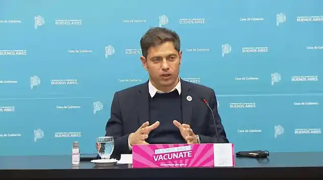 Coronavirus: Kicillof amplía aforos en todas las fases para personas vacunadas a partir de los 21 días