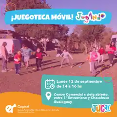 Hoy niños y niñas podrán disfrutar de juegos en la semi peatonal