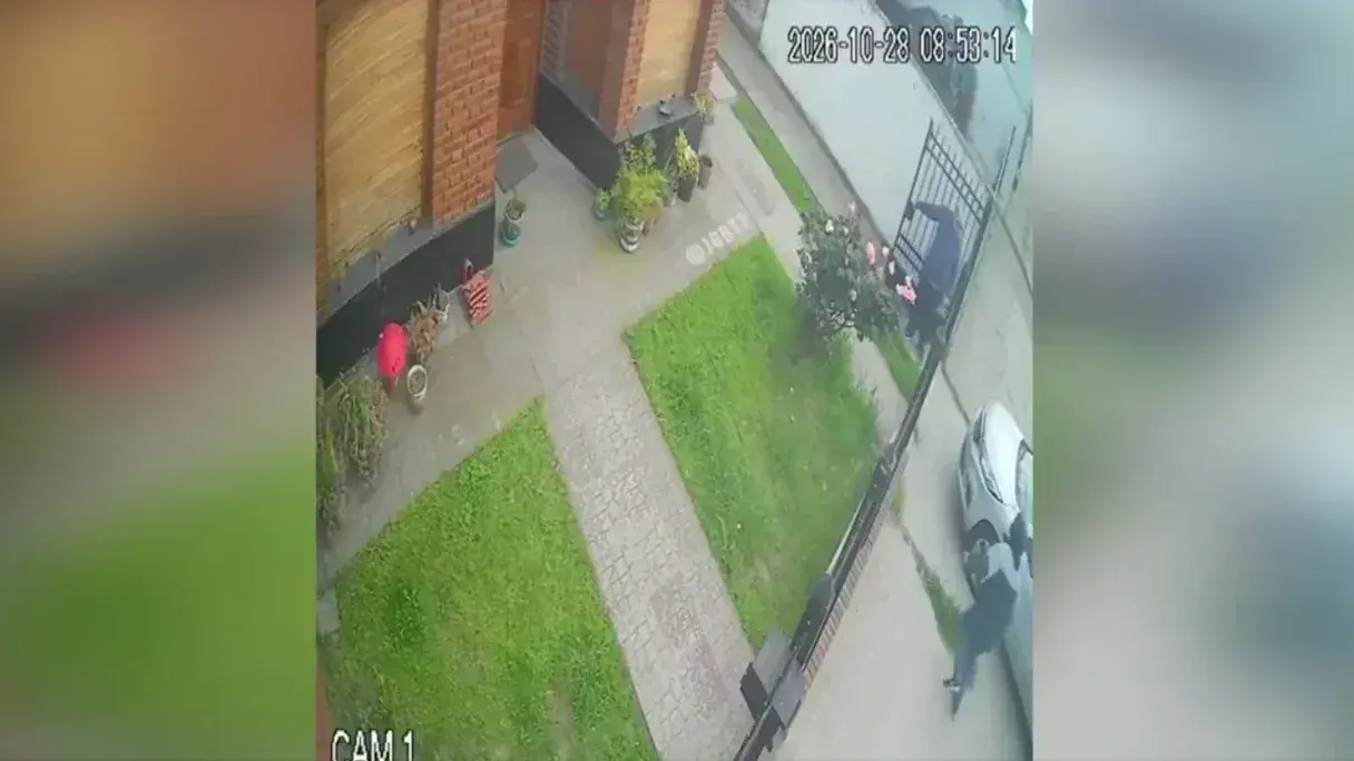 Video impactante: así atacaron a tiros a un sindicalista cuando salía de su casa en Bahía Blanca