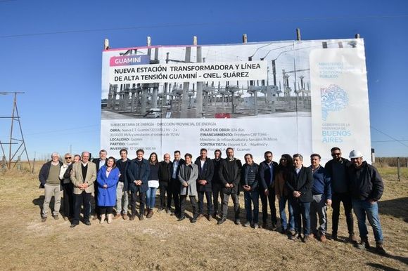 Kicillof encabezó comienzos de obras acompañado del Intendente: "¡Iniciamos una gran jornada peronista en Guaminí!"