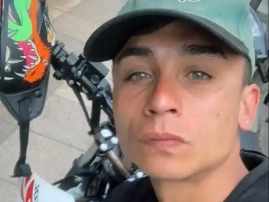 El motociclista. Bernardo González, quien vivió algunos años en Necochea