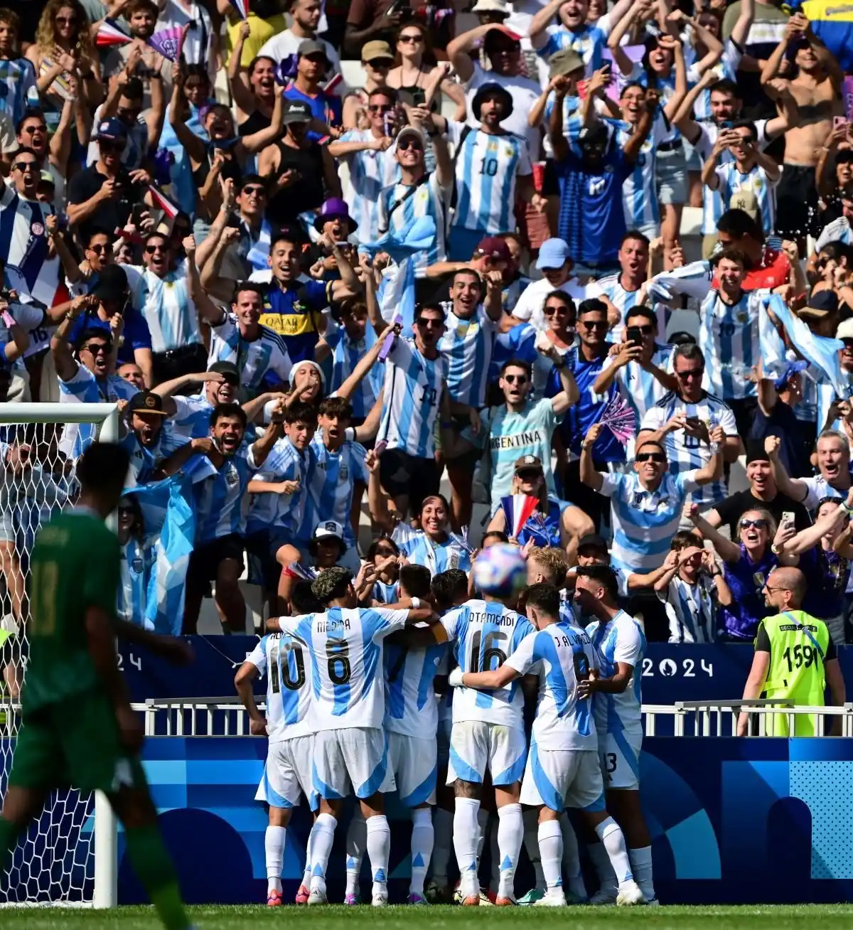 Argentina le ganó a Irak y apuesta a pasar de fase en los Juegos Olímpicos