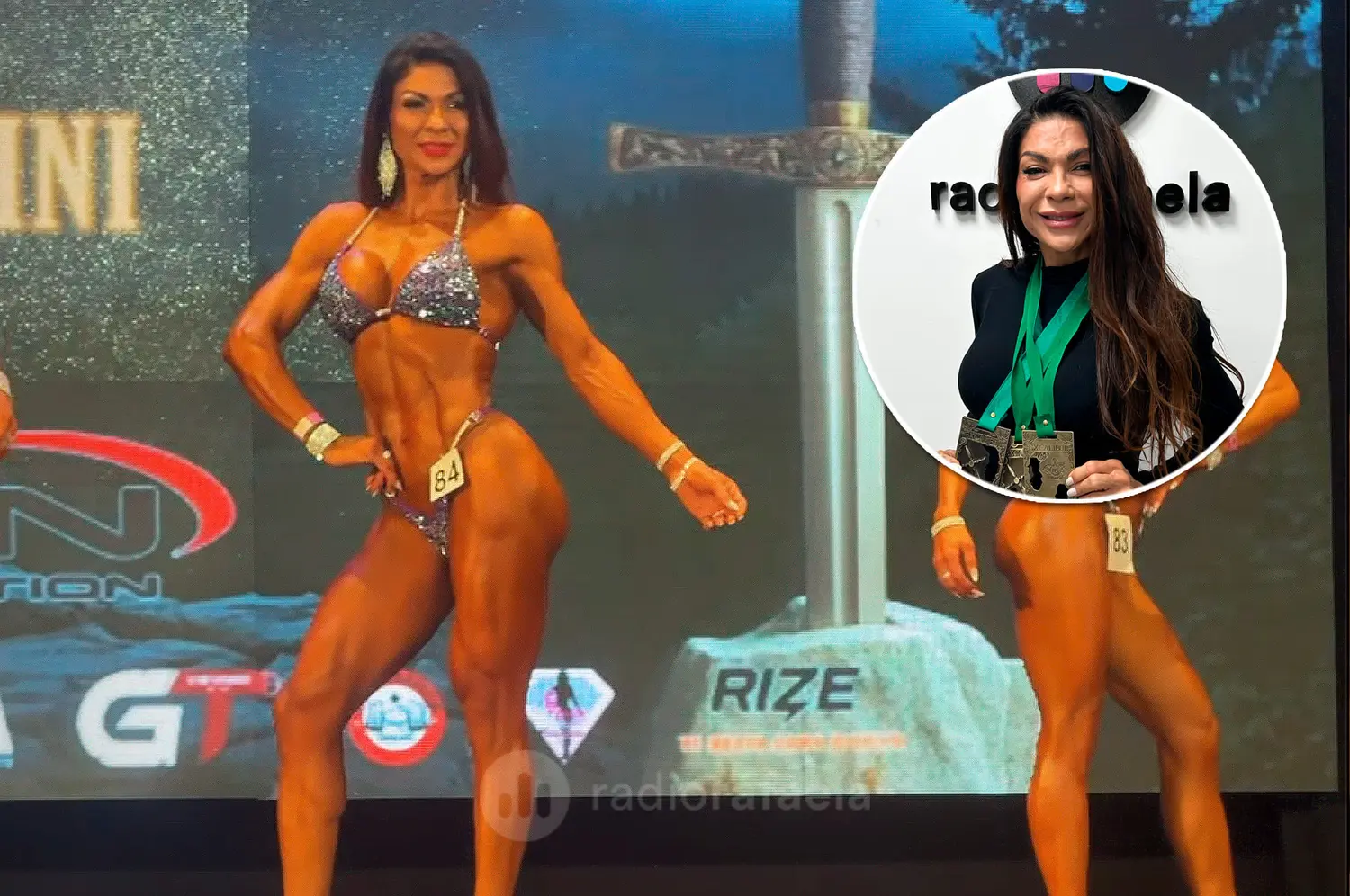 La rafaelina, Julia Uriarte, salió triple campeona en fisicoculturismo y fitness: "Nunca bajo la guardia"