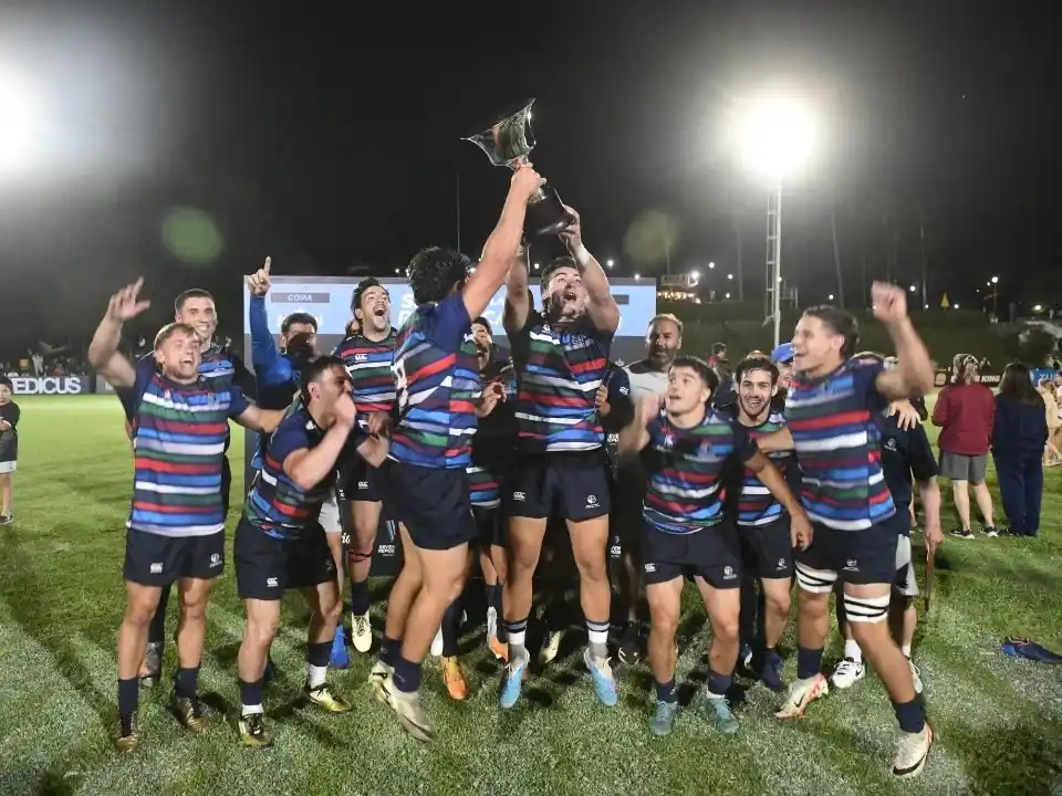 El festejo del seleccionado de Mar del Plata en Paraná.