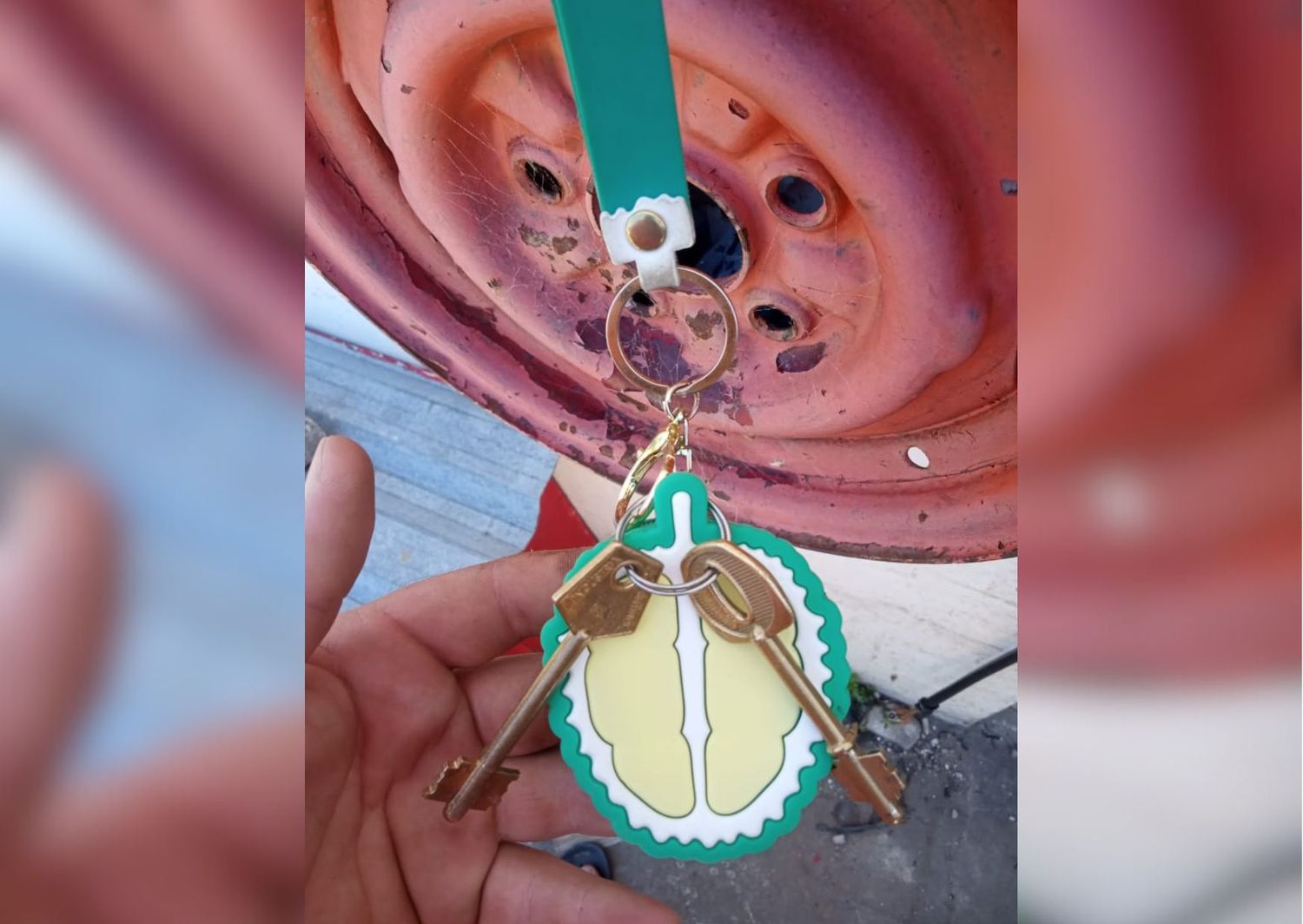 Llave encontrada en 11 de Septiembre y Brenan 