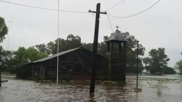 Mazaruca (Ibicuy), completamente bajo agua