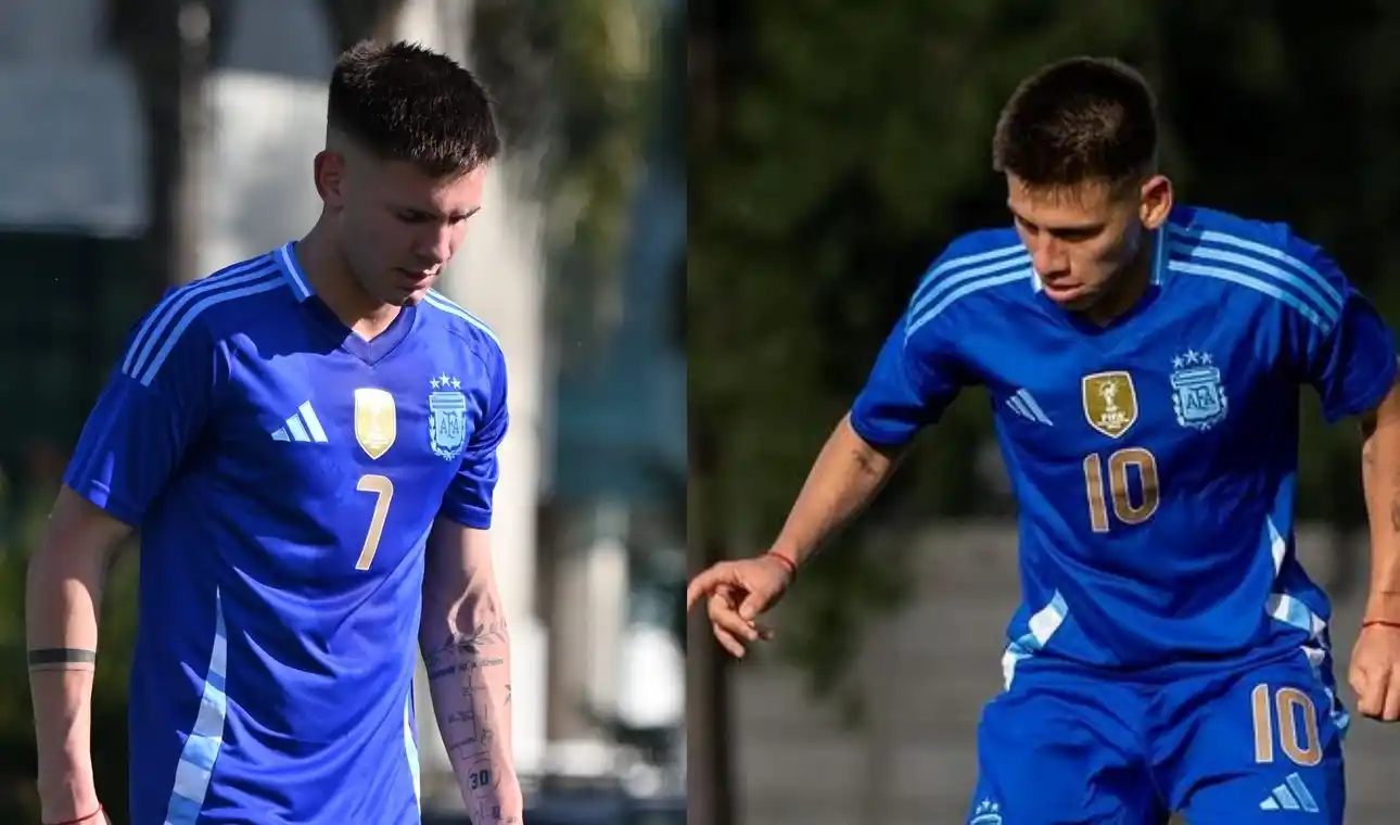 Mastantuono y Echeverri, claves en el seleccionado Sub 20