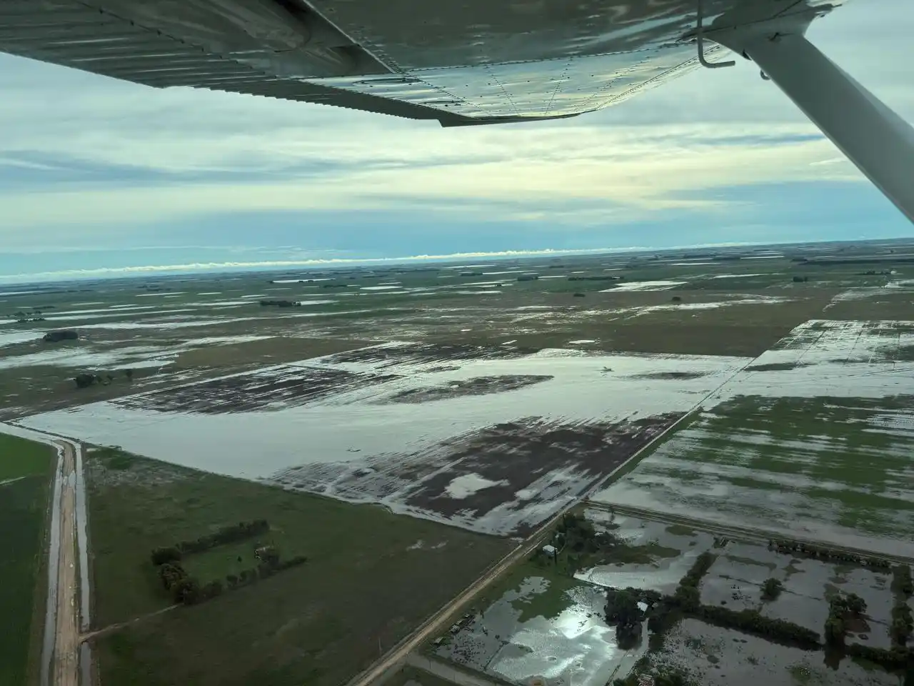 Mucha agua en De la Garma y suspensión de actividades en todo el distrito de Chaves