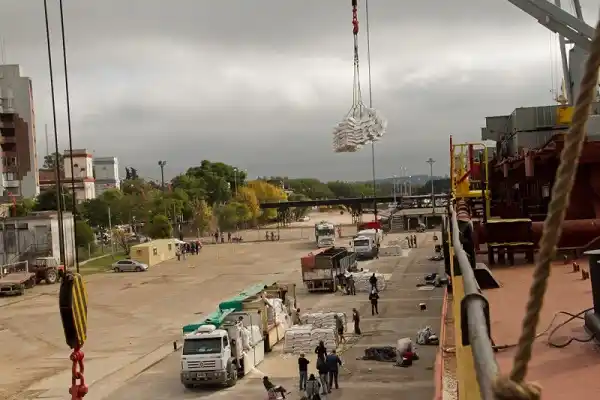 Partieron de la provincia 13.500 toneladas de arroz con destino a Irak