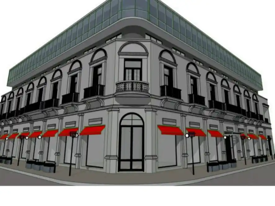 Boceto La Palma edificio Morresi