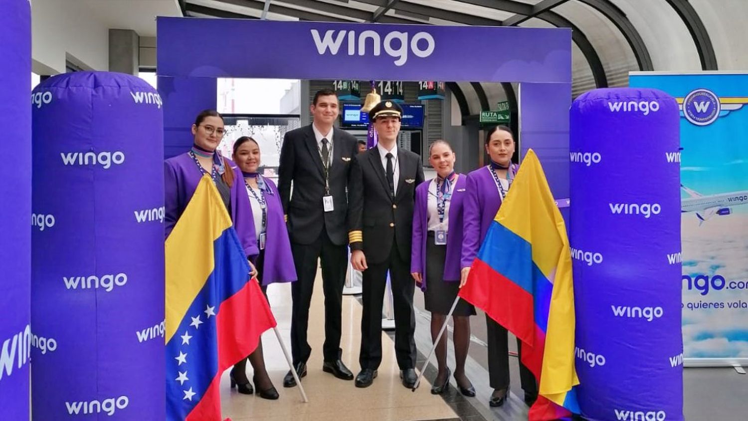 Wingo empezó a volar entre Medellín y Caracas, rompiendo así 10 años de ausencia de servicios regulares en esa ruta