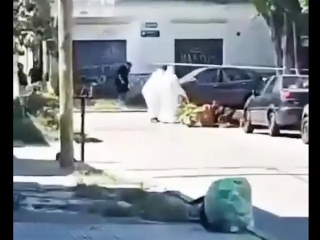 La Policía Científica, trabajando en el lugar del espantoso hallazgo. (X/@n3fnoticias)
