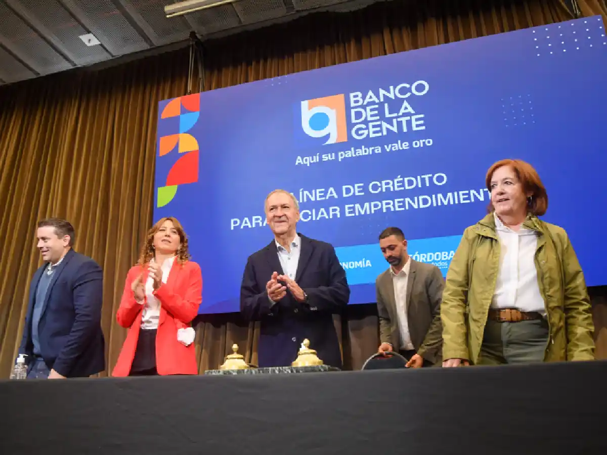 Schiaretti presentó una nueva línea de créditos para emprendedores