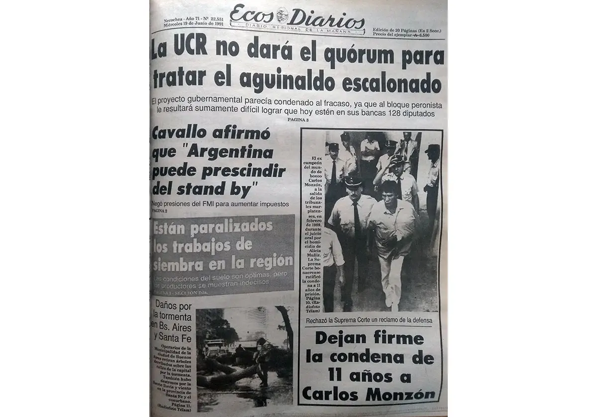 Miércoles 19 de junio de 1991