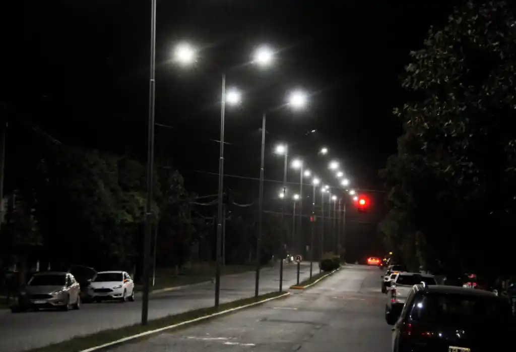 Usina y Municipio avanzan con el plan de  recambio de luminarias led 