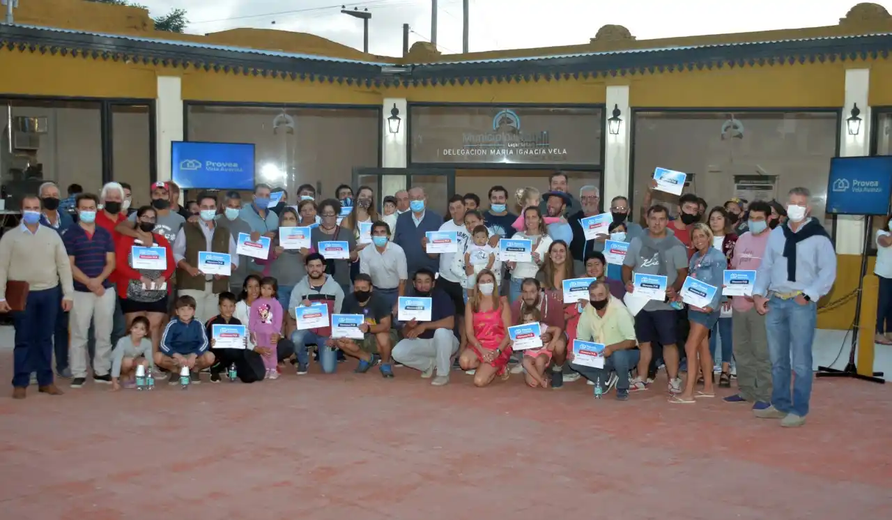 El martes se firmarán las actas de entrega de lotes a los adjudicatarios del programa Vela Avanza