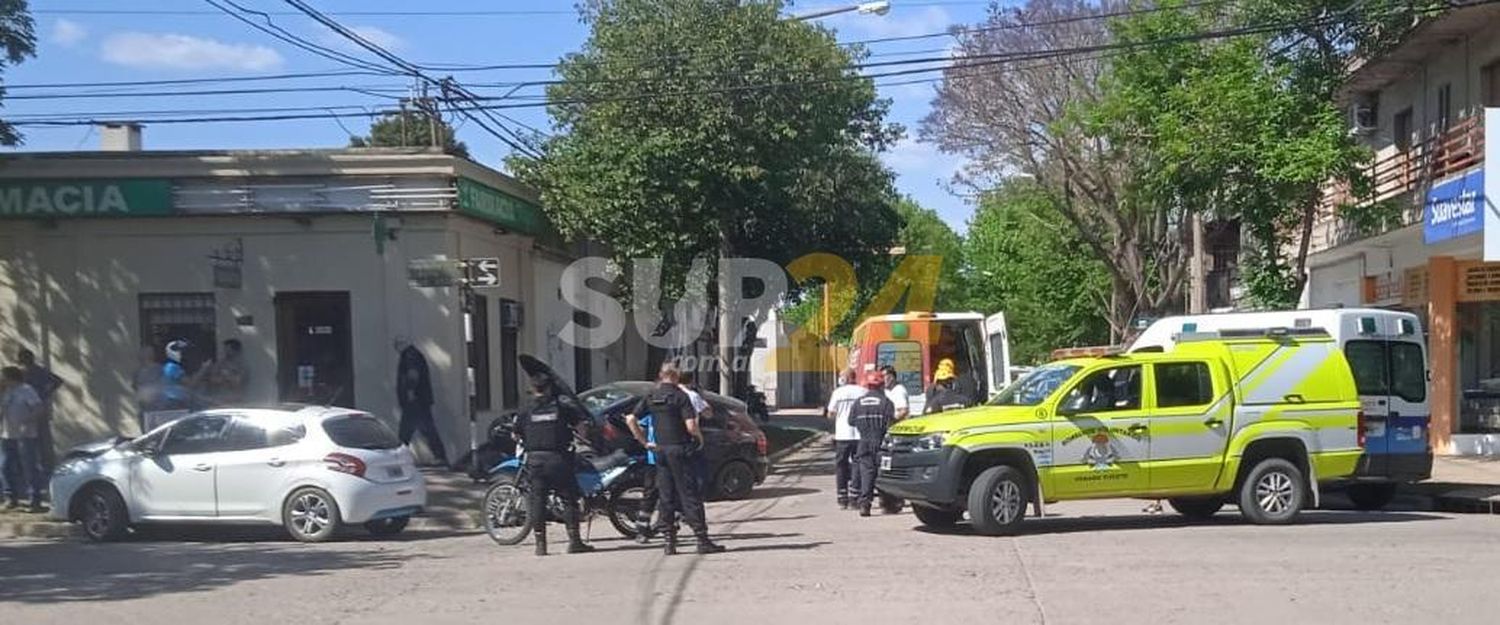 Venado Tuerto: fuerte accidente de autos en España y Colón