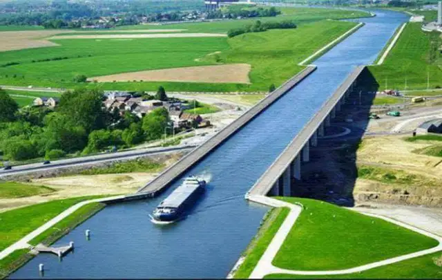Proyecto de un canal navegable para el campo