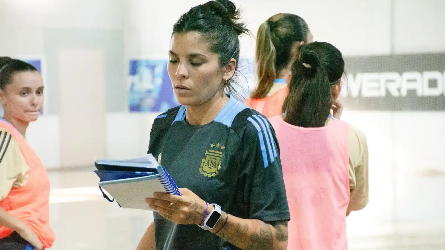 Habarna, en pleno trabajo.