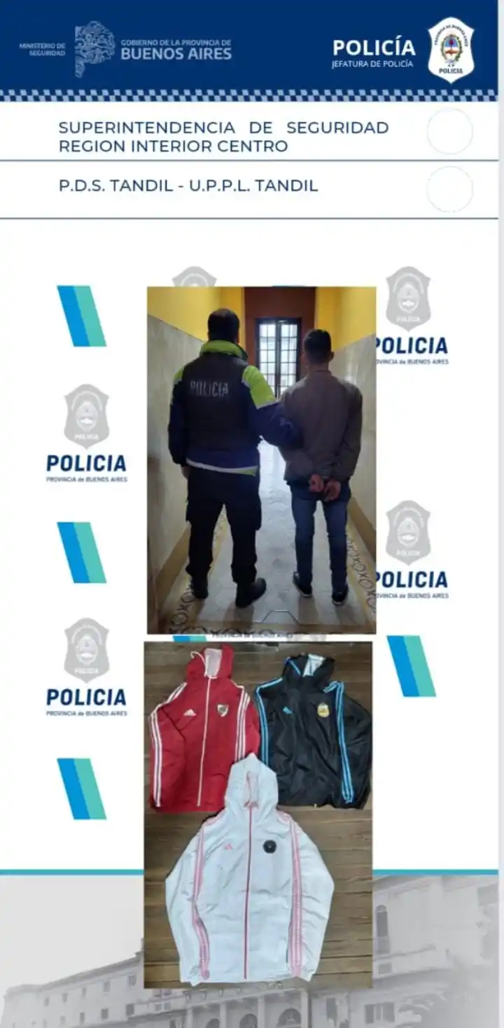 El detenido fue trasladado a la comisaria Primera.