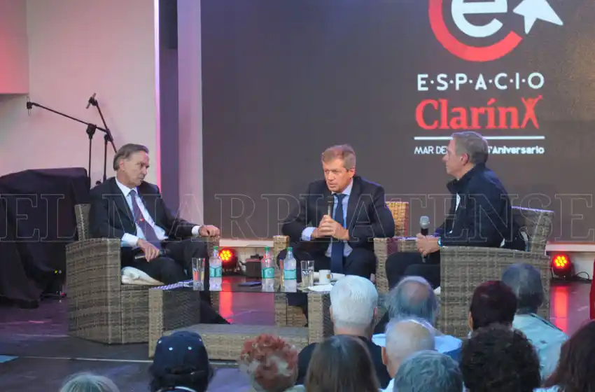 Monzó y Pichetto "pensaron el país" en Espacio Clarín