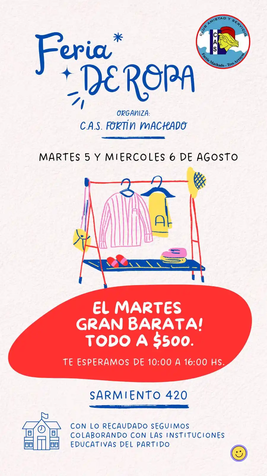 Feria del Fortín Machado: este martes habrá una gran barata